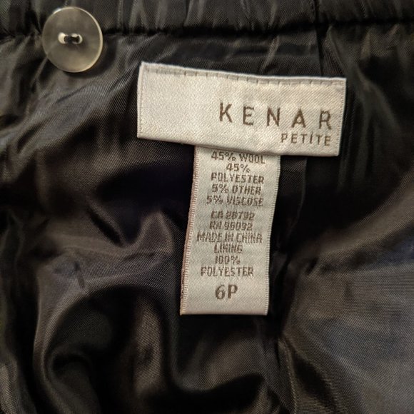 Kenar Petite Plaid Mini Skirt, Sz. 6p - Picture 4 of 4